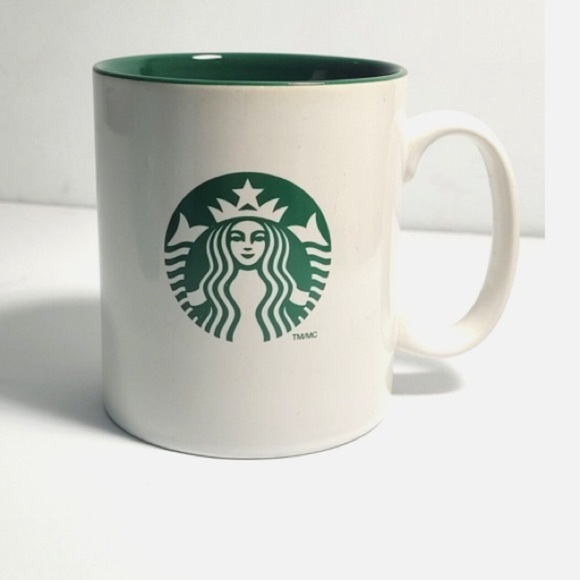 Starbucks Other - Starbucks Vintage 2012 18 oz  White and Green Collectible Coffee Mug